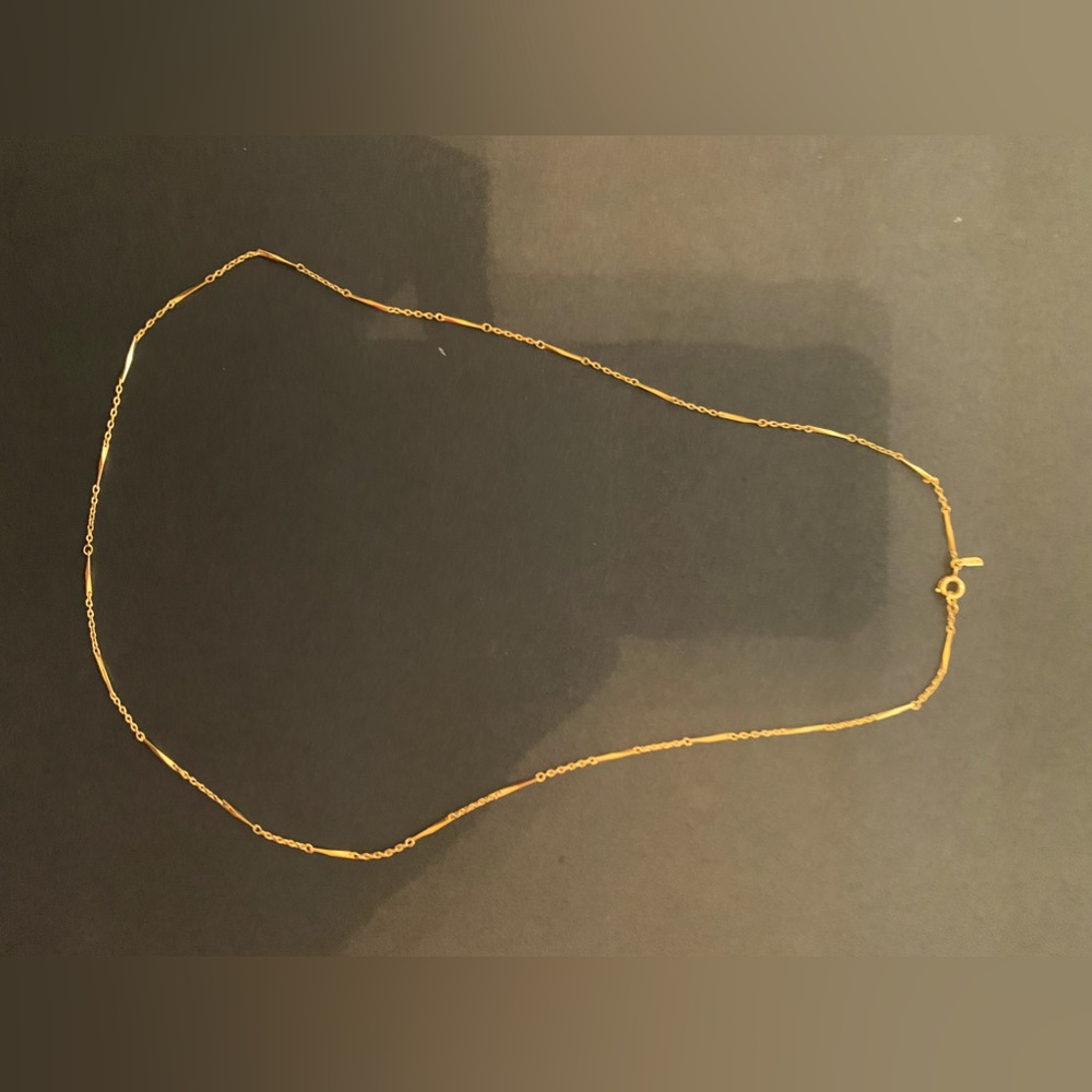 Simple gold necklace!!!